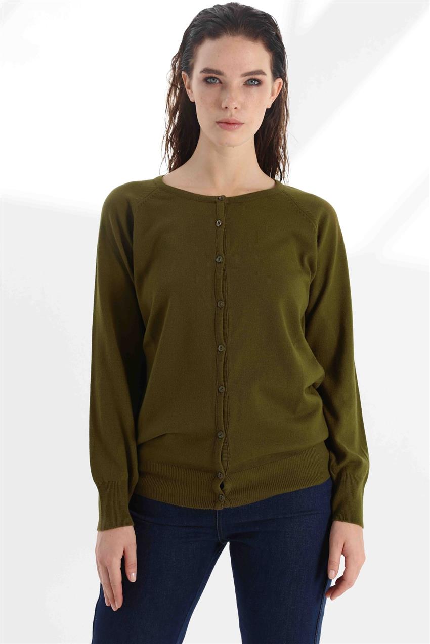 Knitwear Cardigan Green VZMSHRK93001