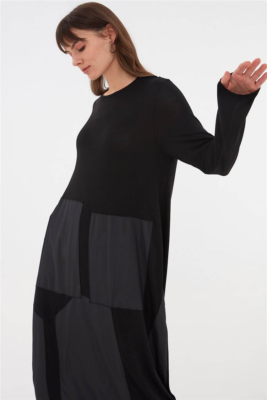 Knitwear Black Dress V20KELB17063