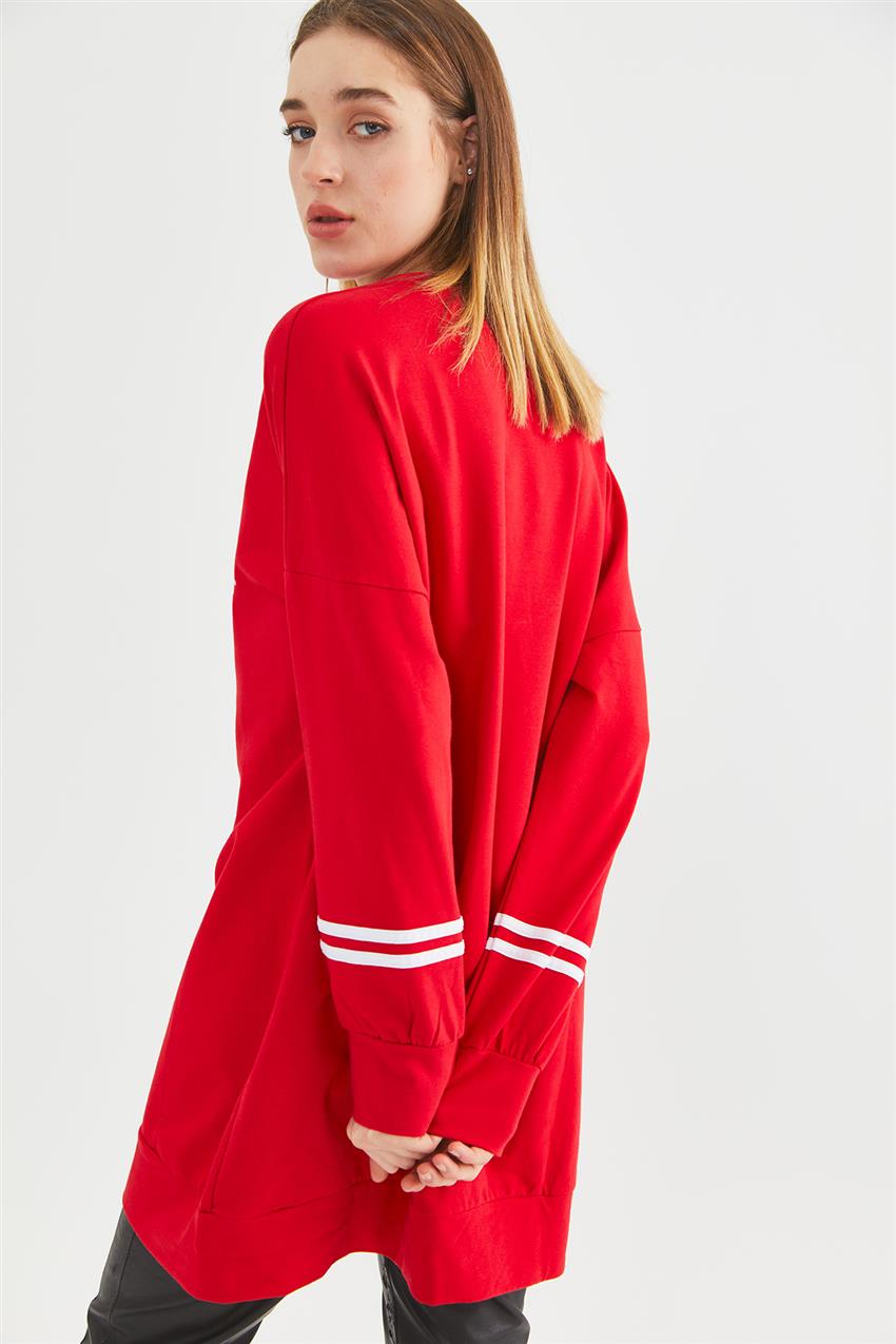 Sweatshirt-Kırmızı 8271-34