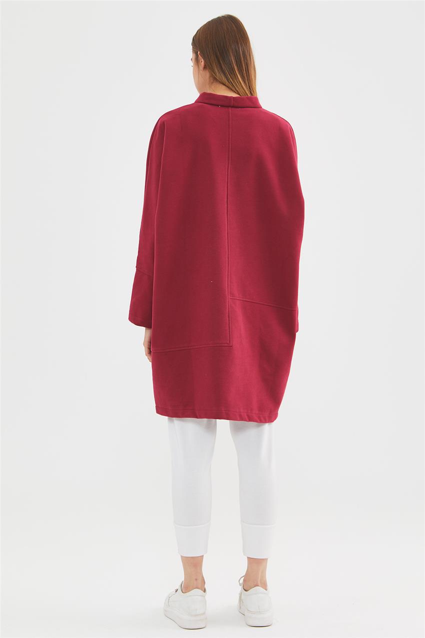 Sweatshirt-Claret Red 602-67