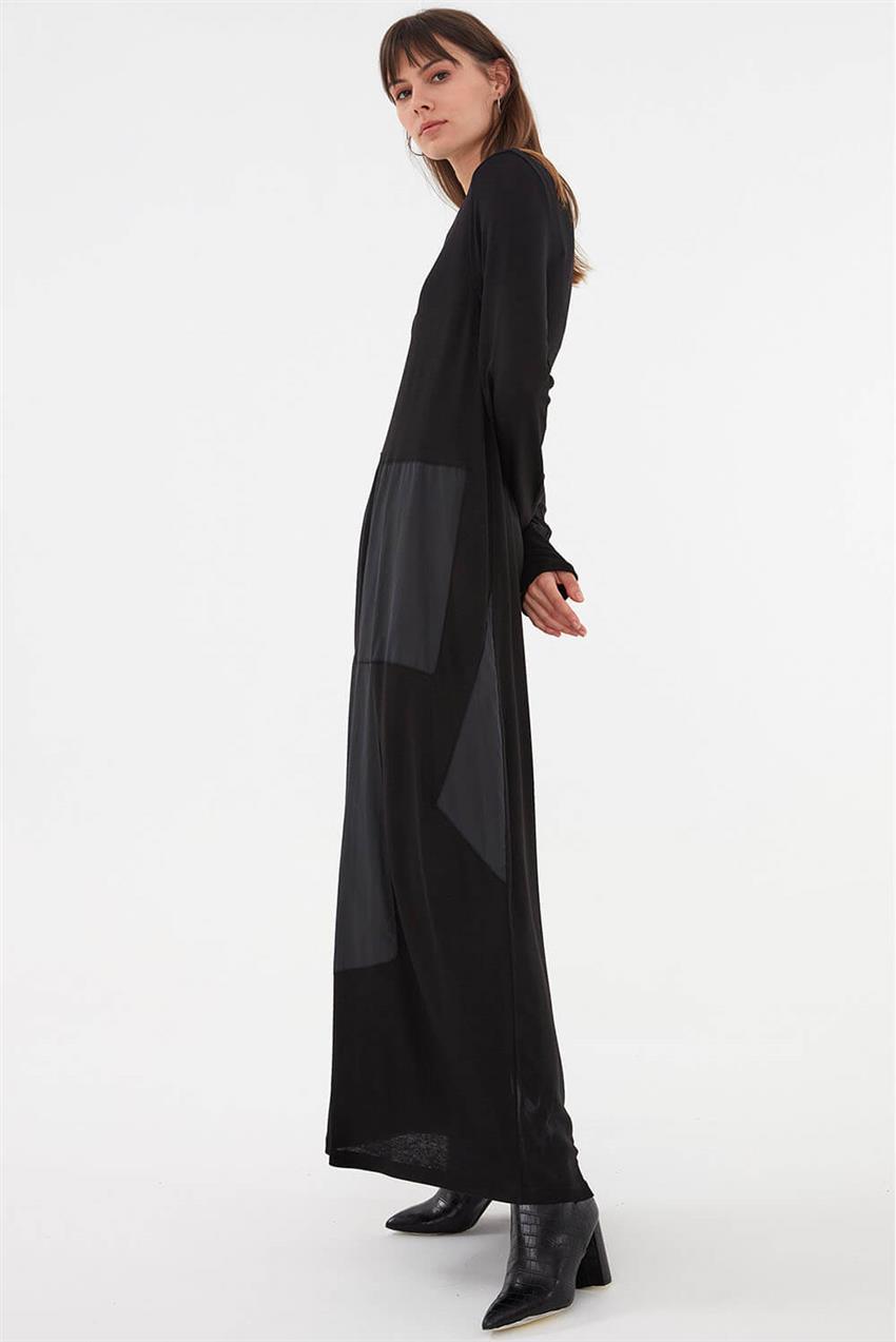 Knitwear Black Dress V20KELB17063