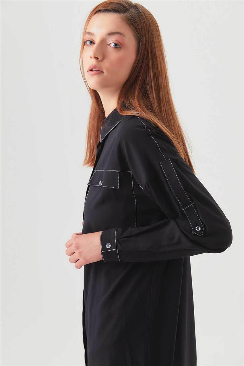 Shirt Black Tunic V20YTNK45024
