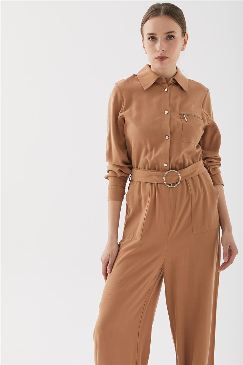 Front-button overalls Camel TK-W1117-03