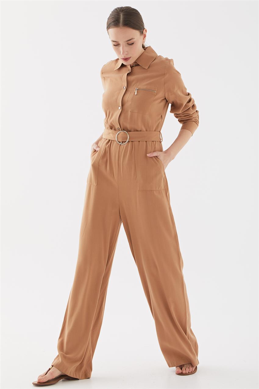 Front-button overalls Camel TK-W1117-03