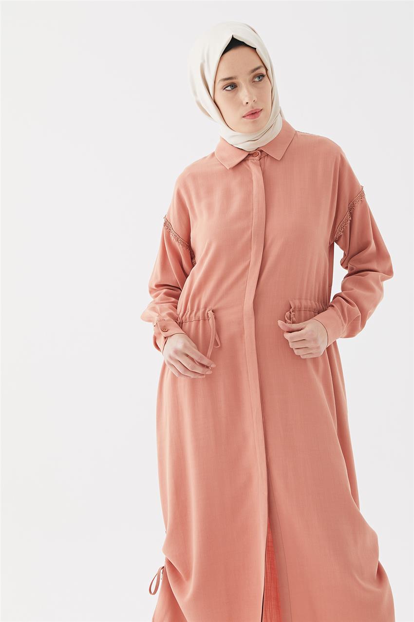 Powder Ribbon Detailed Low Sleeve Get Out