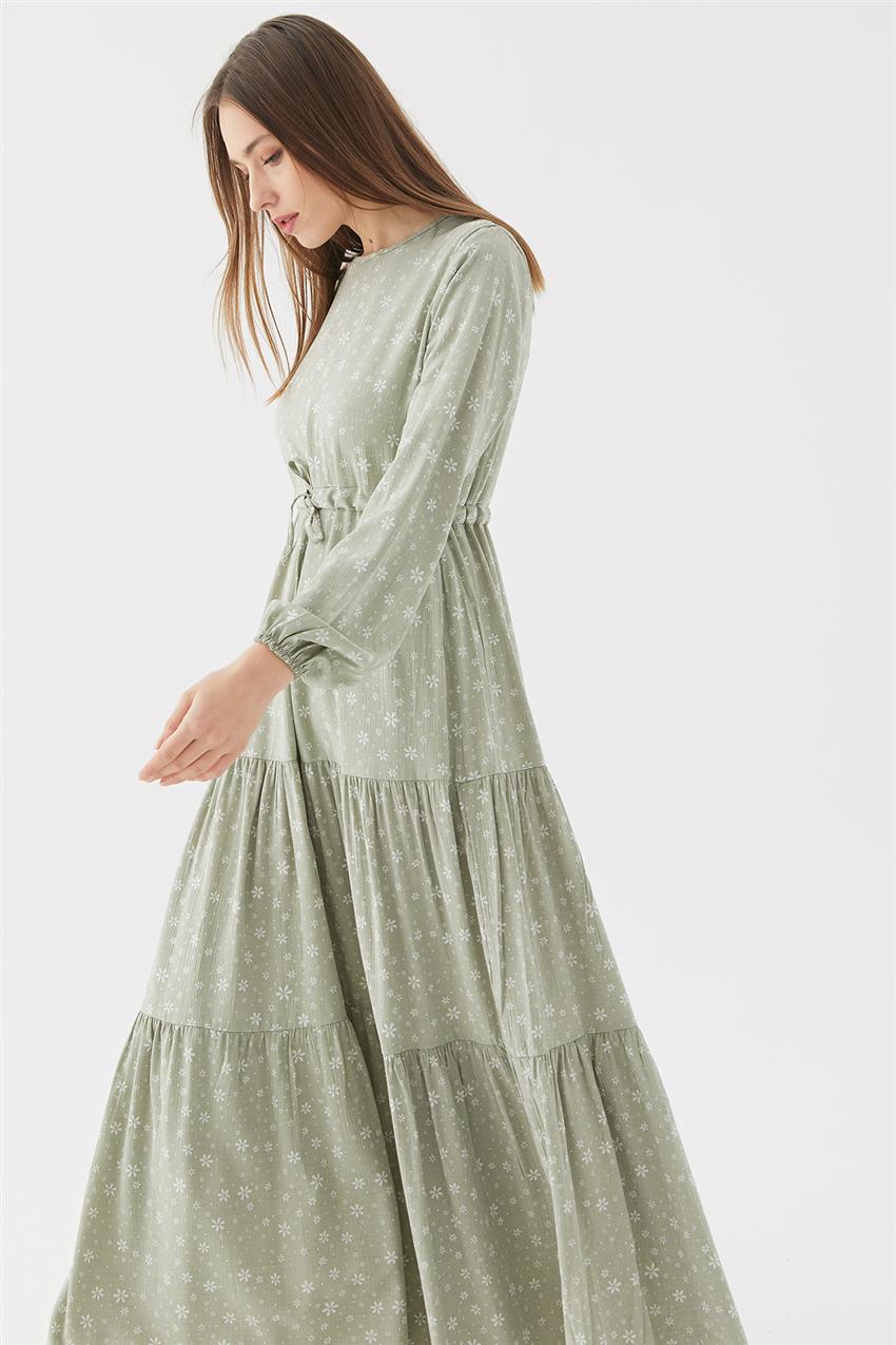 1160802-21 فستان-أخضر