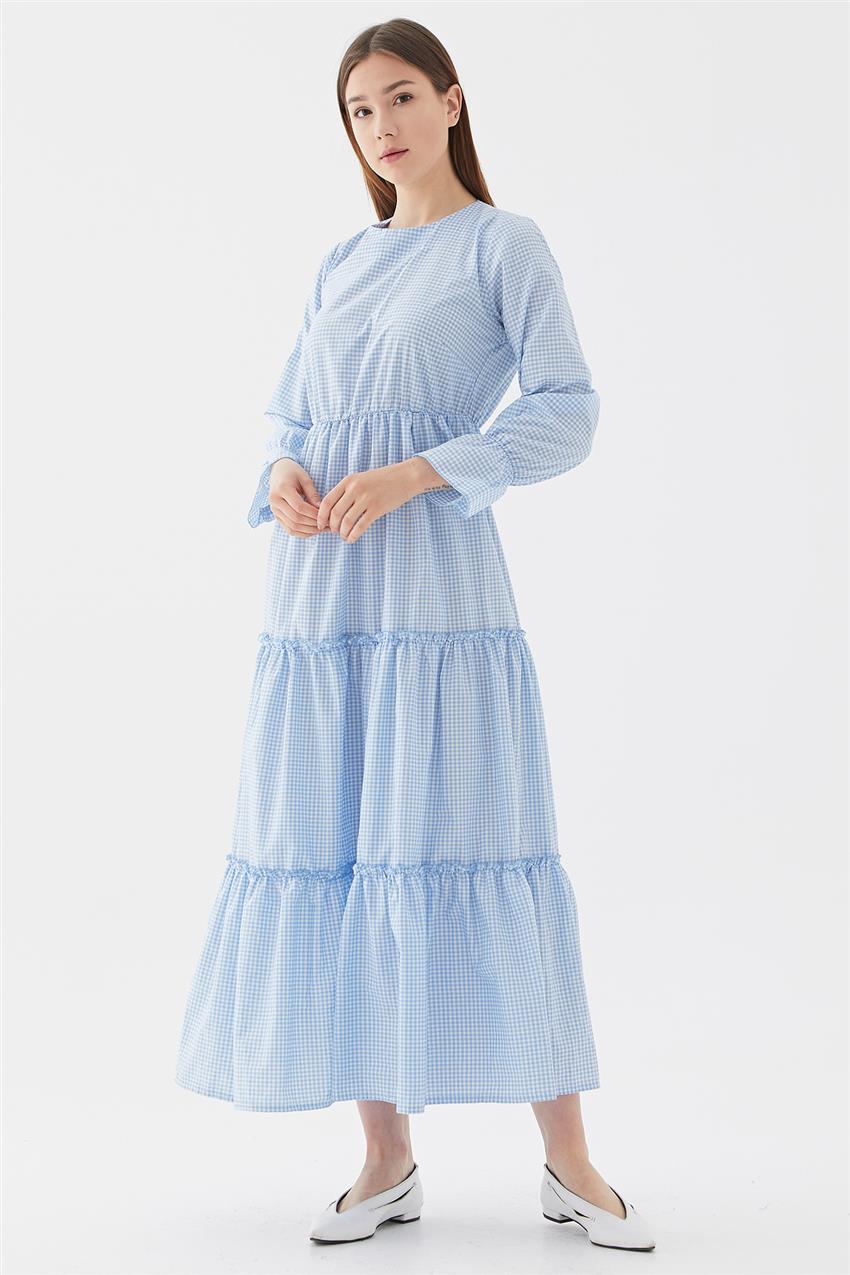 118201-15 فستان-أزرق