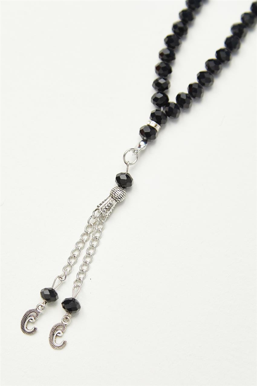 Luxury Crystal Crystal Rosary-Black 0041-01
