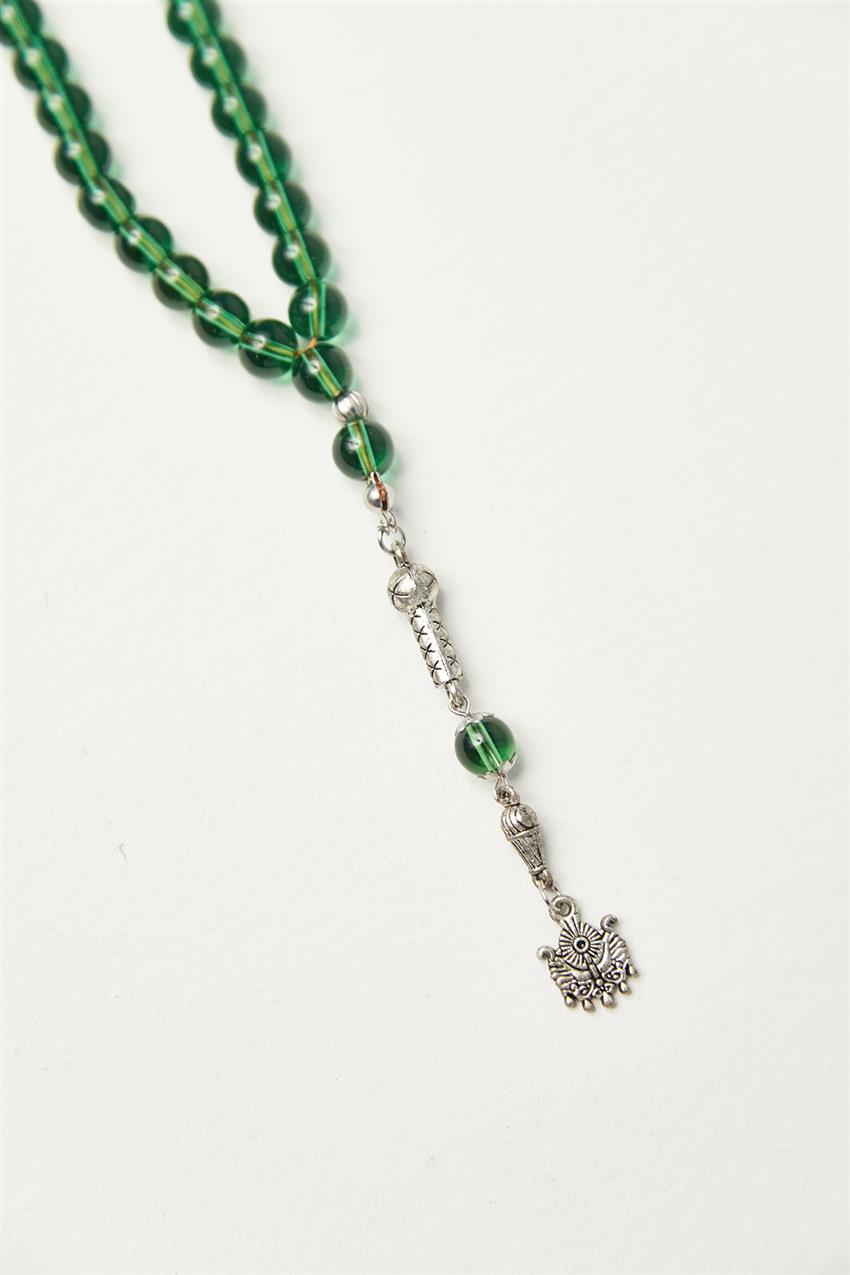 Craftsman Glass Rosary-Green 0039-21