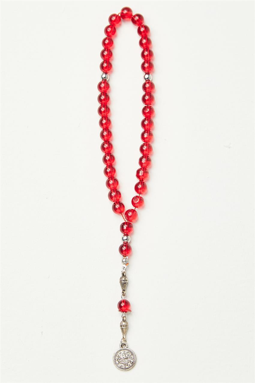 Craftsmanship Glass Rosary-Red 0039-34