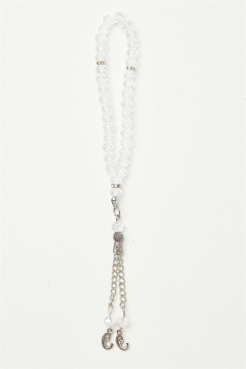 Luxury Crystal Crystal Rosary-White 0041-02