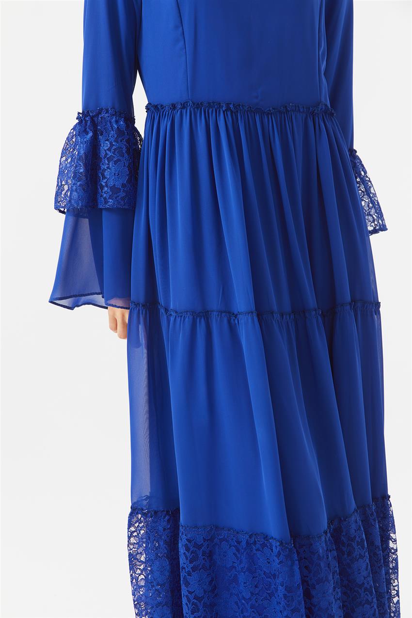 1160674-47 فستان-أزرق غامق