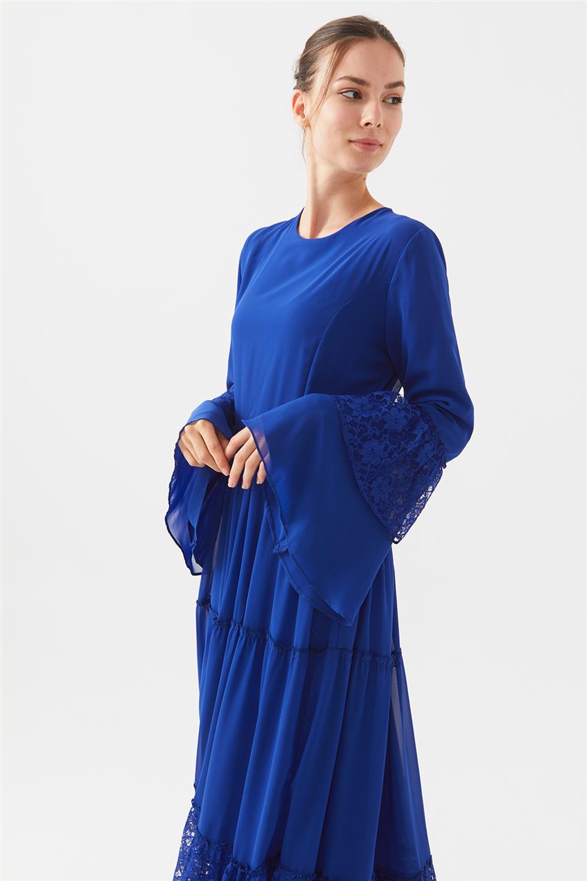 1160674-47 فستان-أزرق غامق
