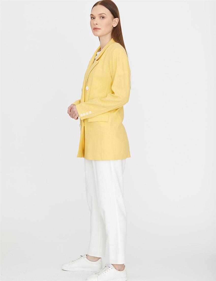 Blazer Sarı Ceket