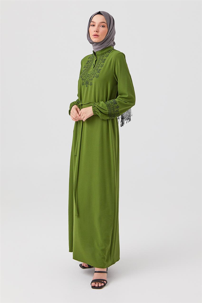 DO-B21-63041-25-25 فستان-أخضر