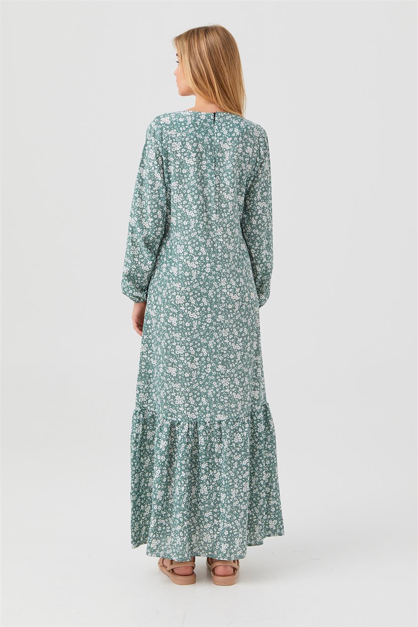 1180025-24 فستان-أخضر