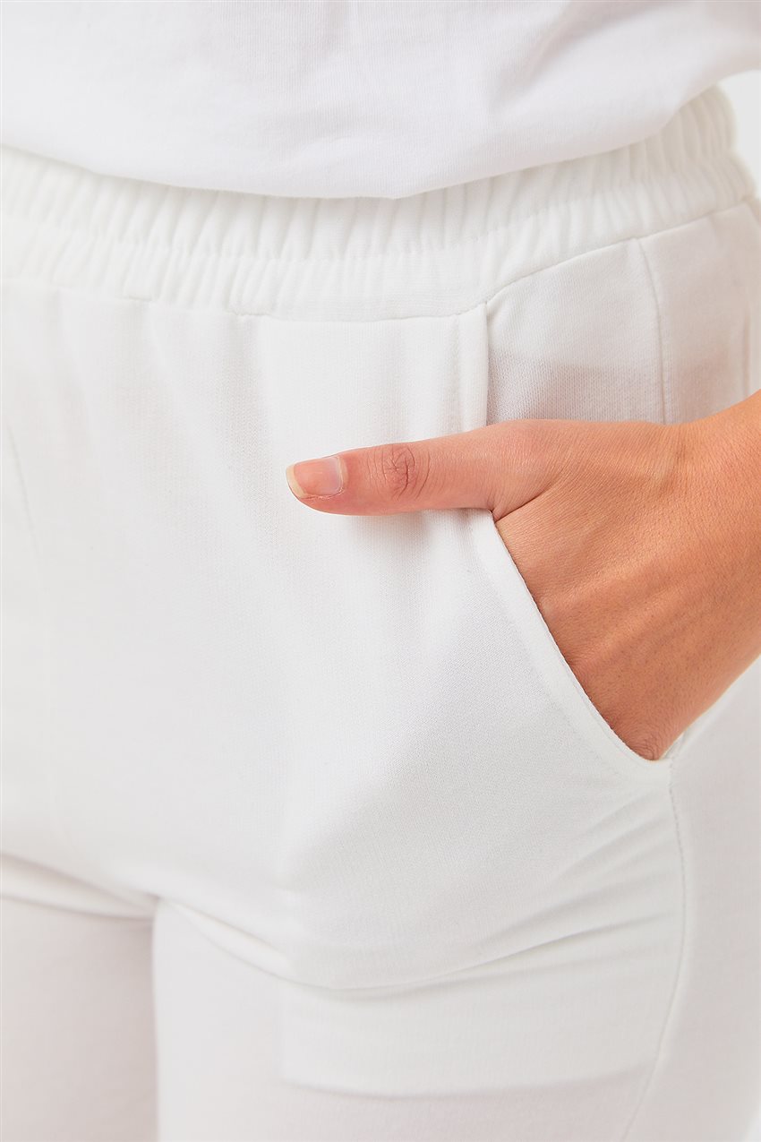 Jogger Beyaz Pantolon