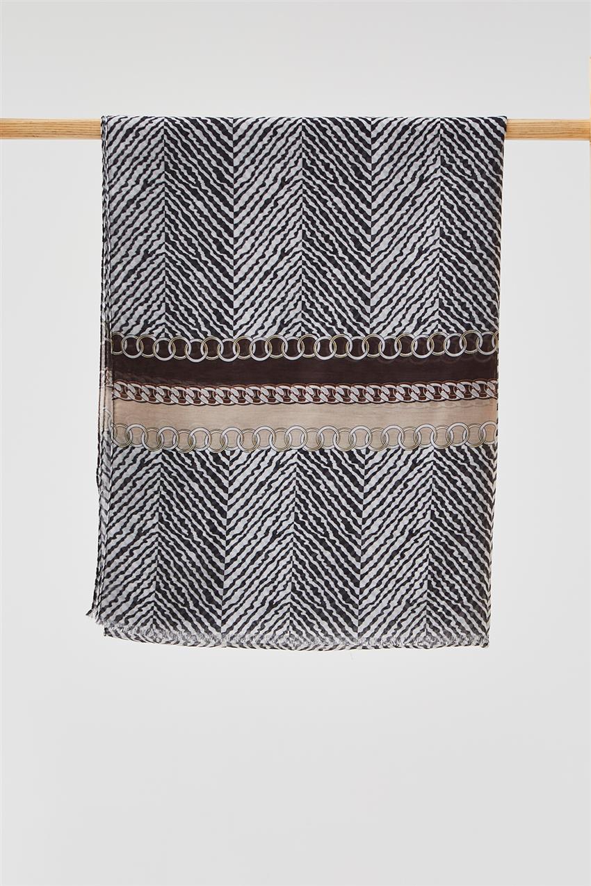 SOFT shawl brown SPR12-68 with digital chain band