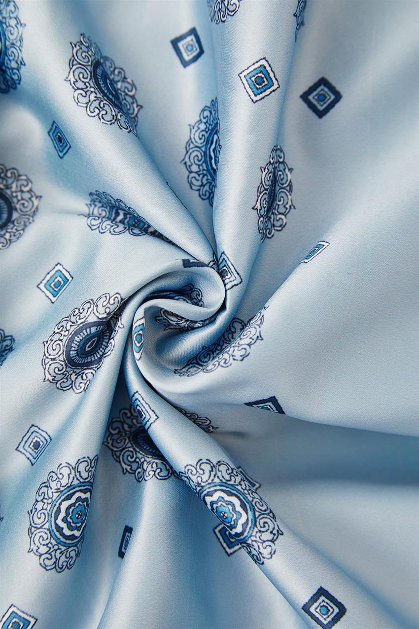 Digital twil shawl blue SPR13-70