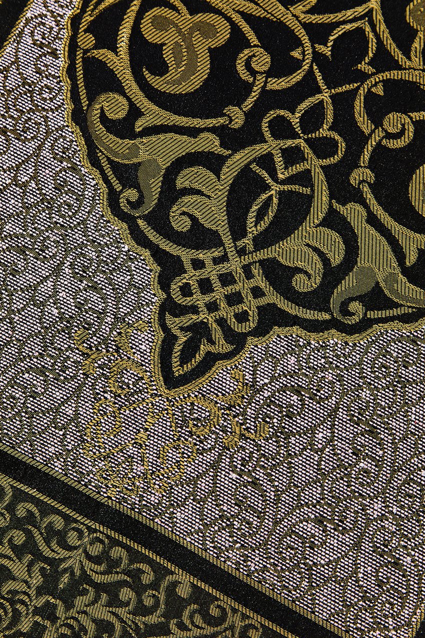 Osmanlı Motifli Gold Seccade