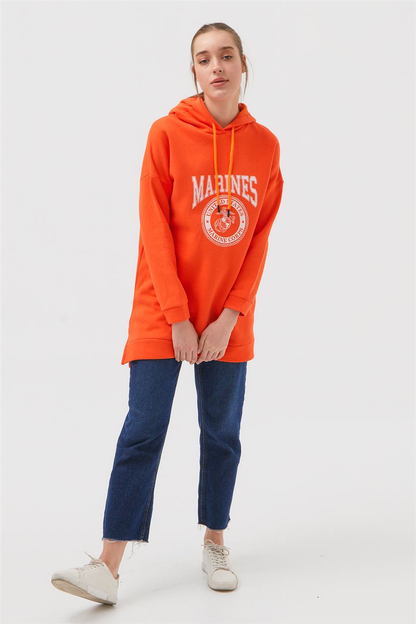 Sweatshirt-Orange 1063011-37