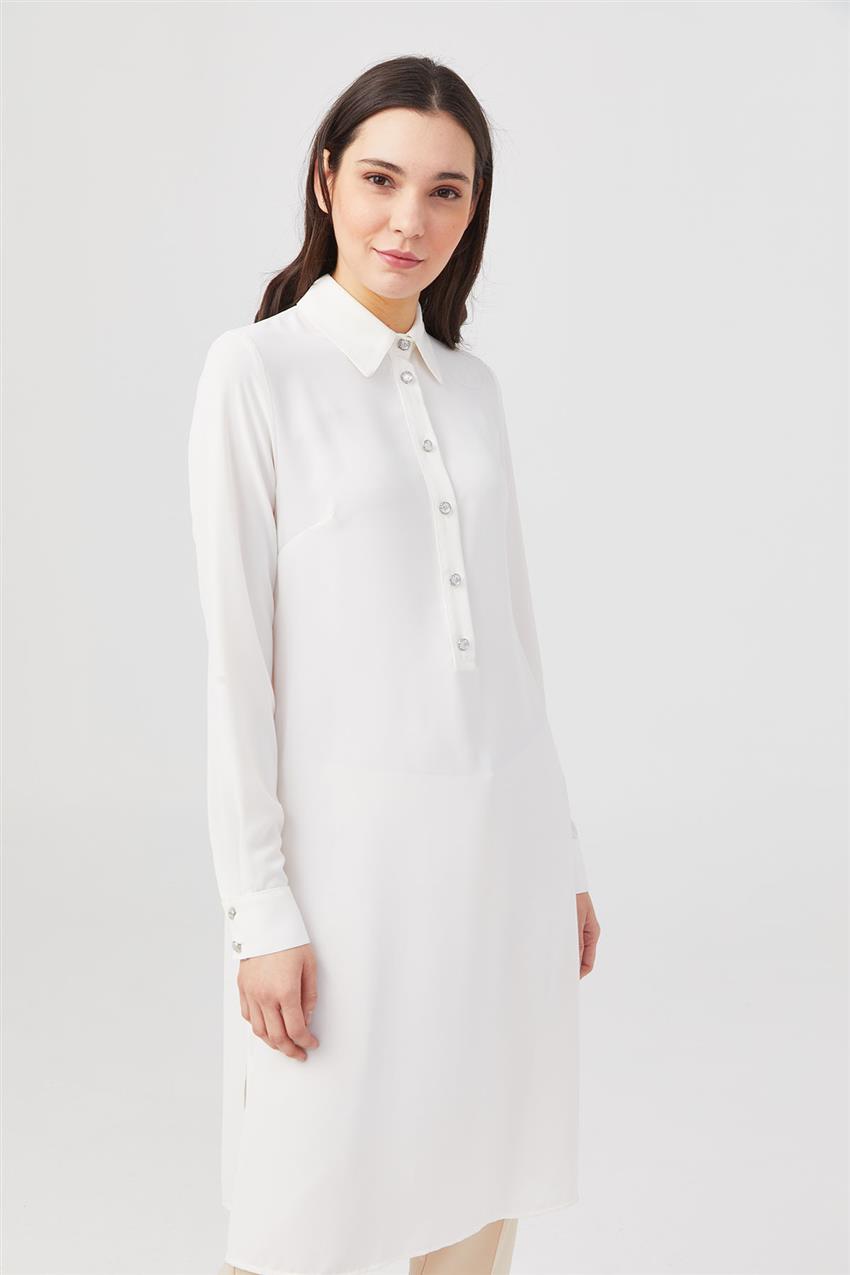 Bluz-Gömlek-Beyaz V19YGML22021-30