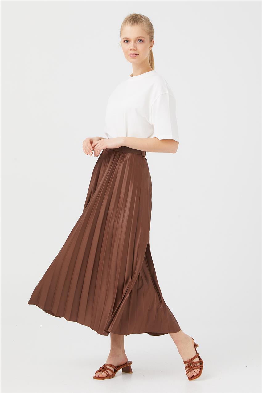 Skirt-Brown 22SSM23001D-68