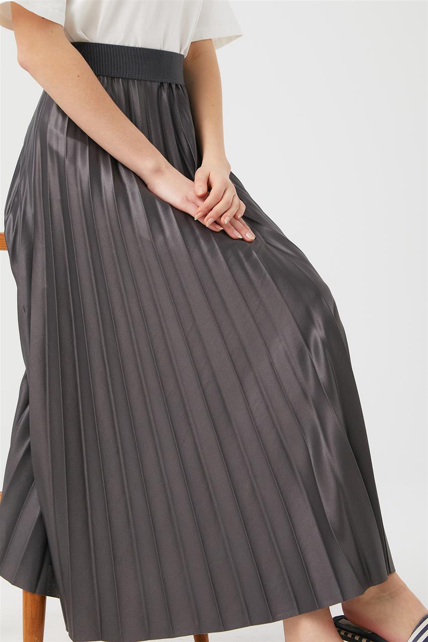 Skirt-Gray 22SSM23001D-04
