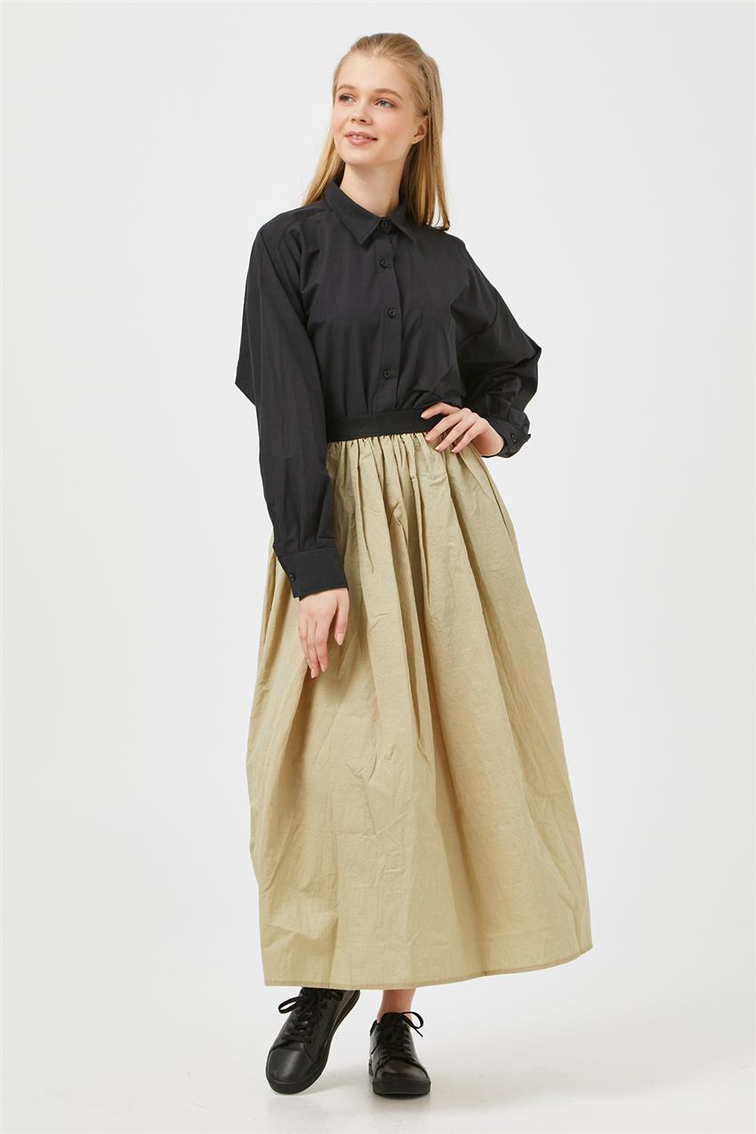 Skirt-Beige 3086-11