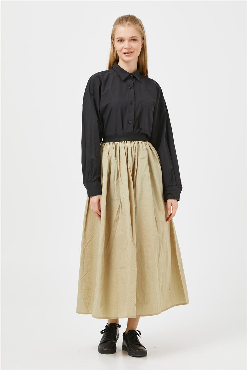 Skirt-Beige 3086-11