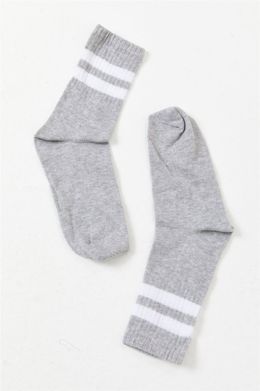 Socks-Gray 22SSM40001A-04