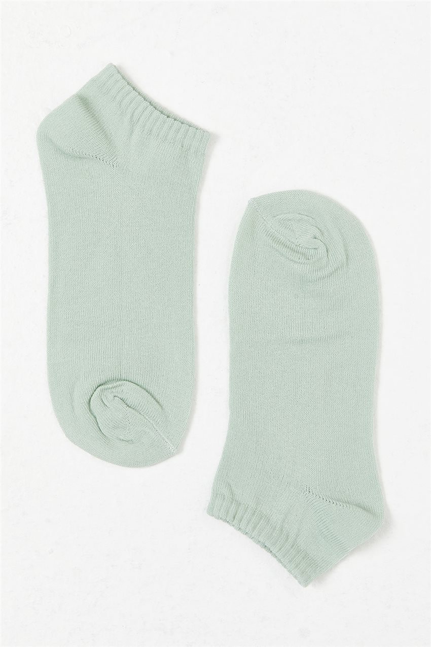 Kokulu Soket Su Yeşili Çorap