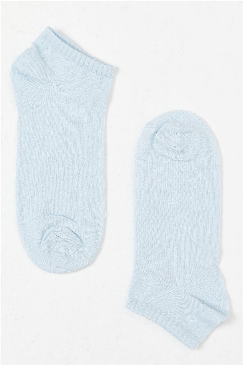 Kokulu Soket Bebek Mavisi Çorap