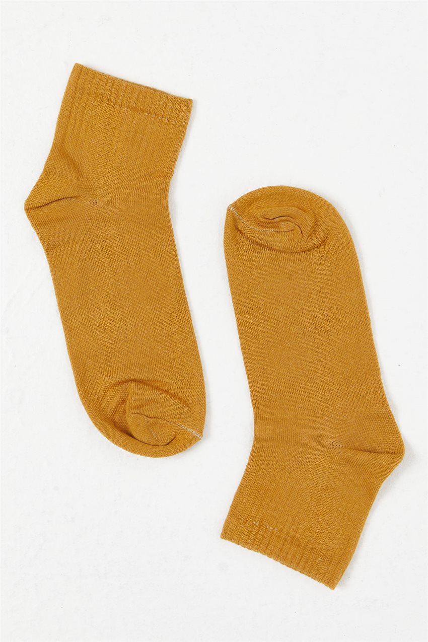 Socks-Mustard 22SSM40004A-55