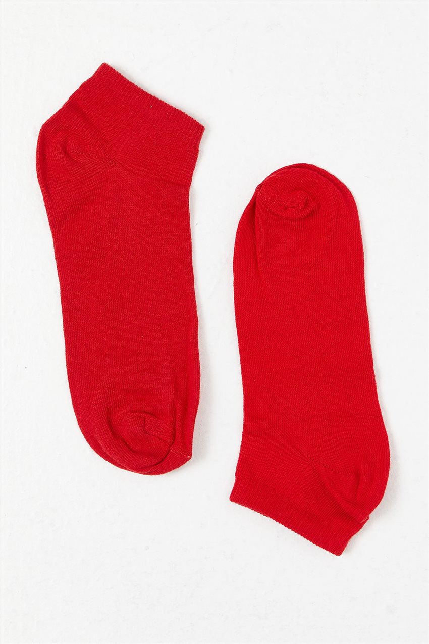 Kokulu Soket Kırmızı Çorap