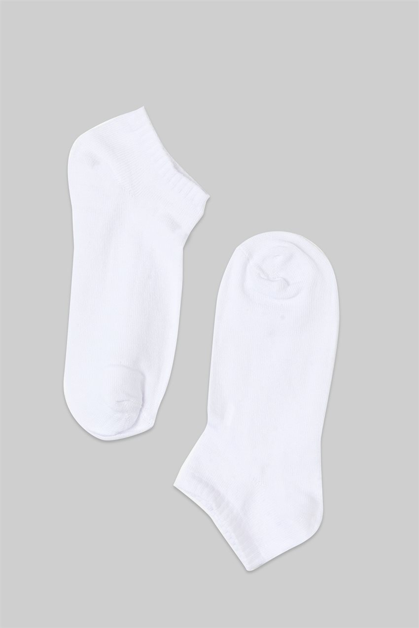Kokulu Soket Beyaz Çorap
