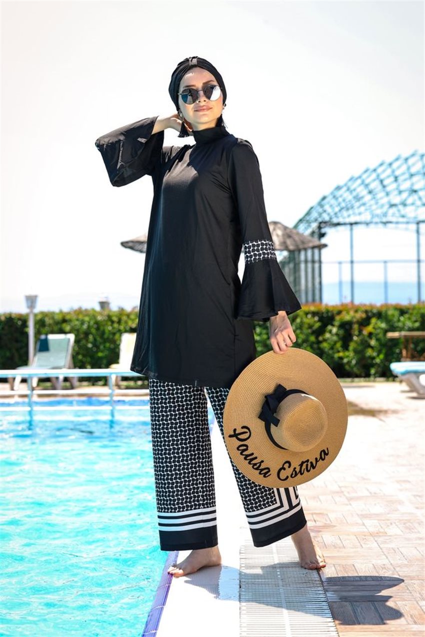 Hijab Swimwear-Black 1960-01