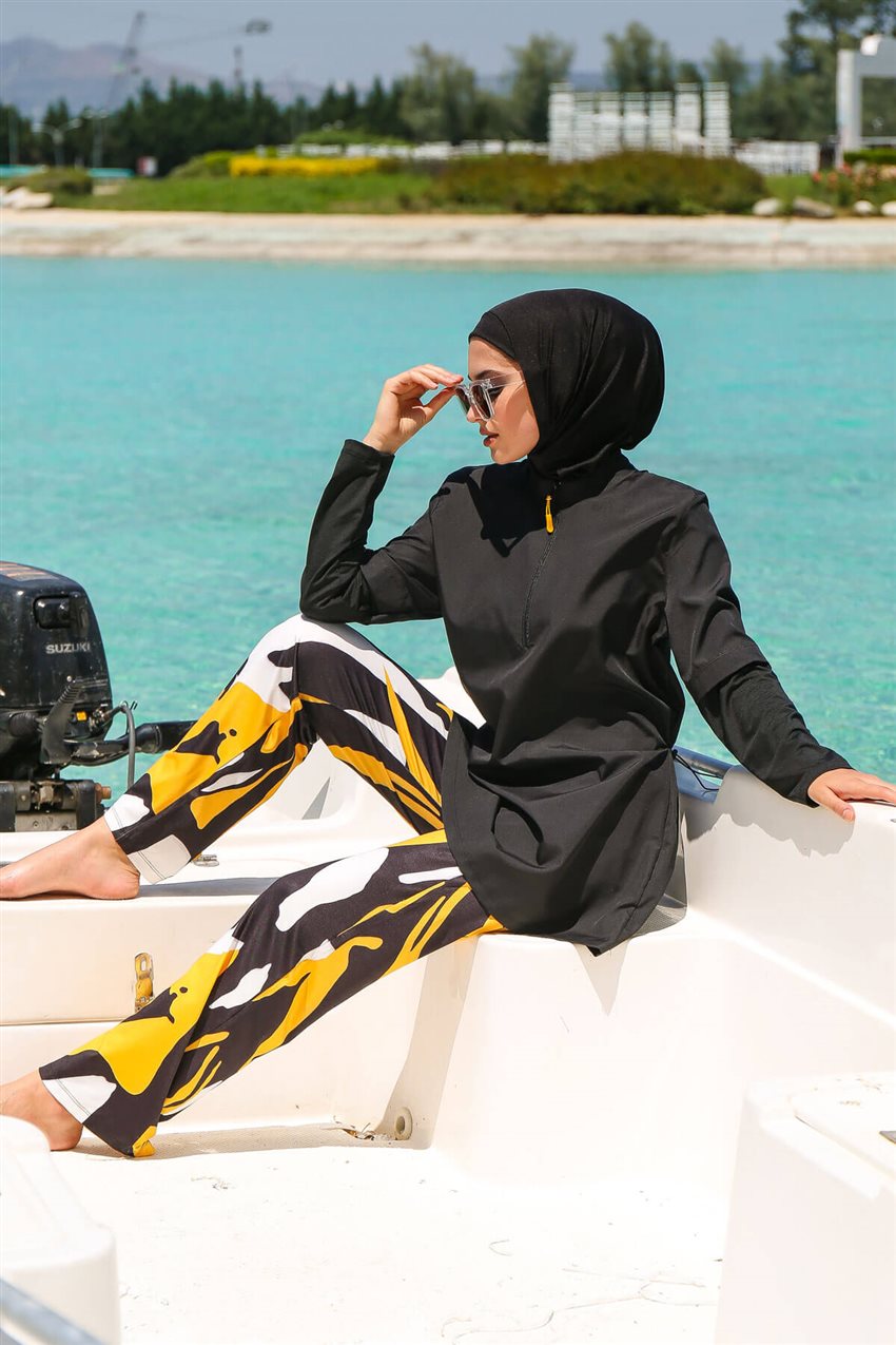 Hijab Swimwear-Khaki M2110-27