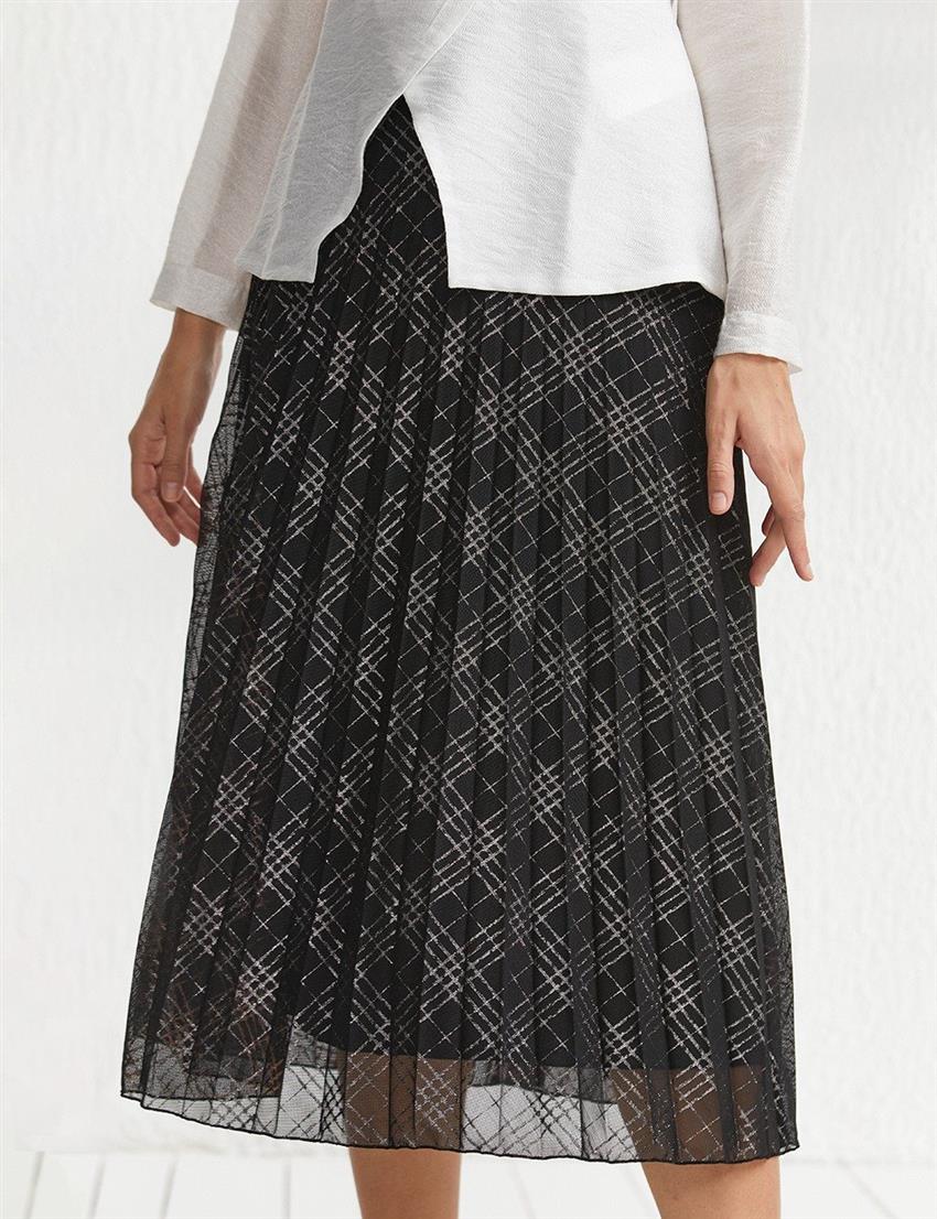 Skirt-Black Gray KY-A22-72002-12-07