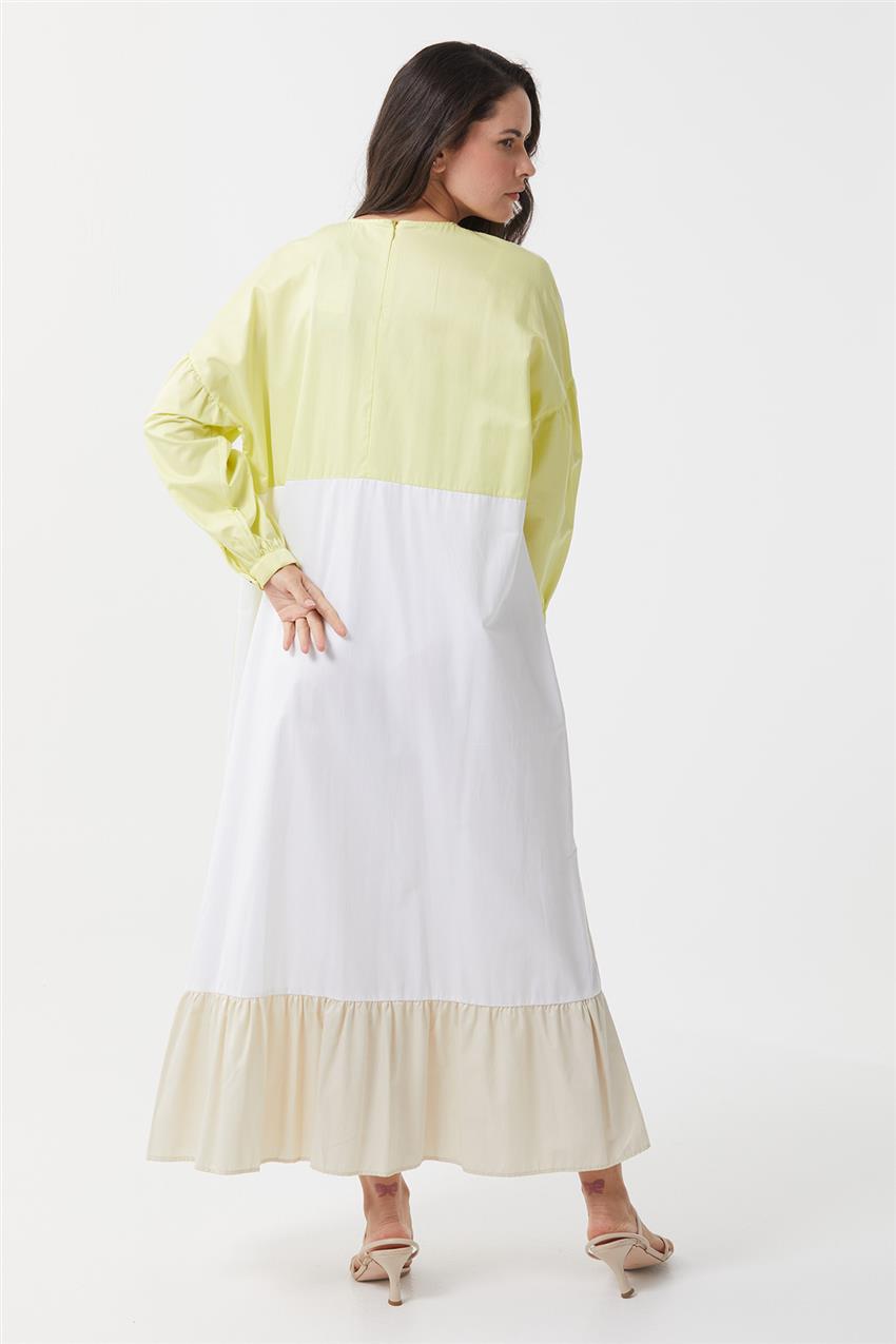 PRL002-29 فستان-أصفر
