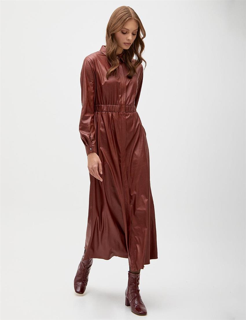 Dress-Cinnamon KY-A22-83004-60