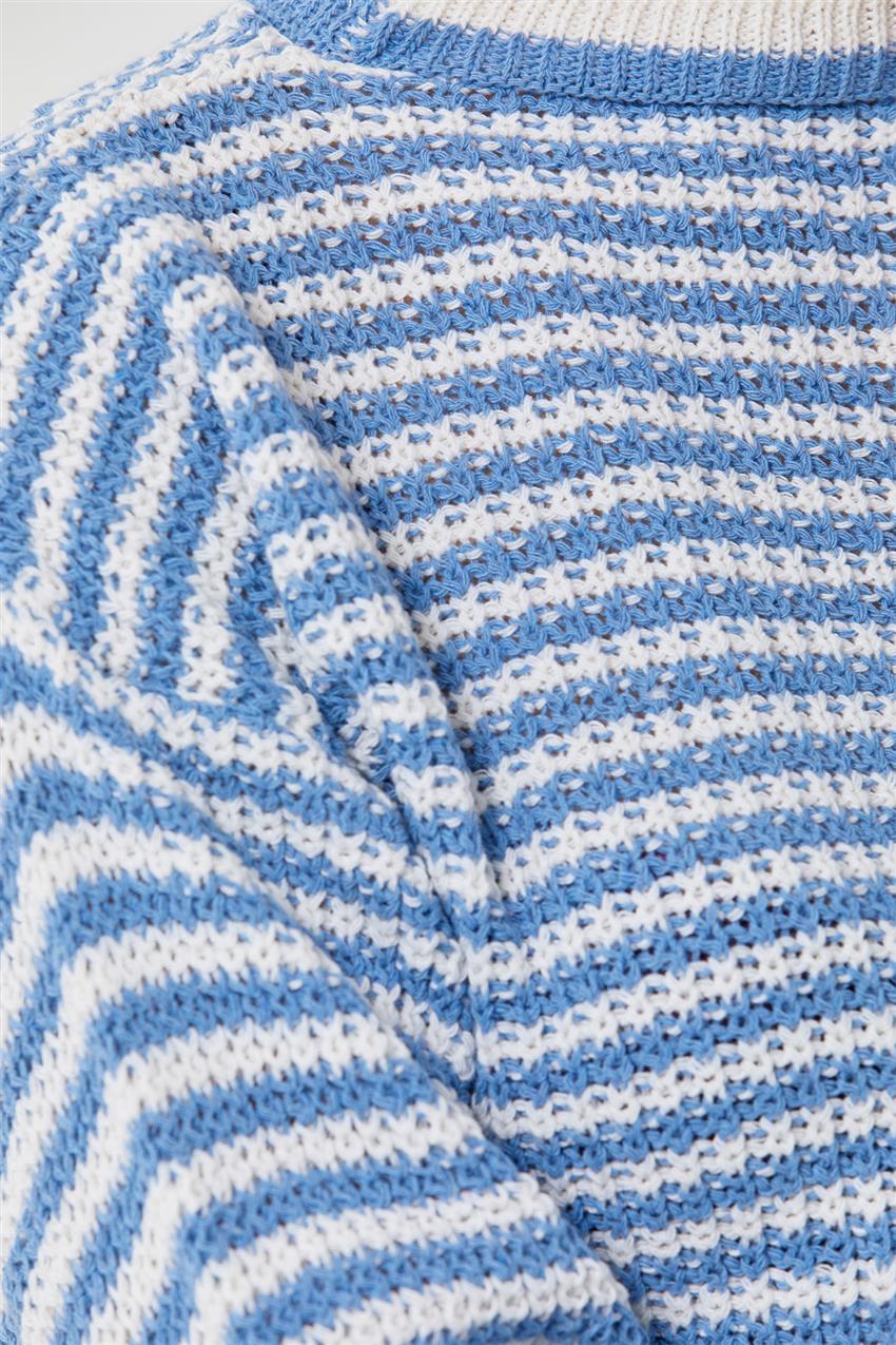 Knitwear-Blue 23AWM10101T-70