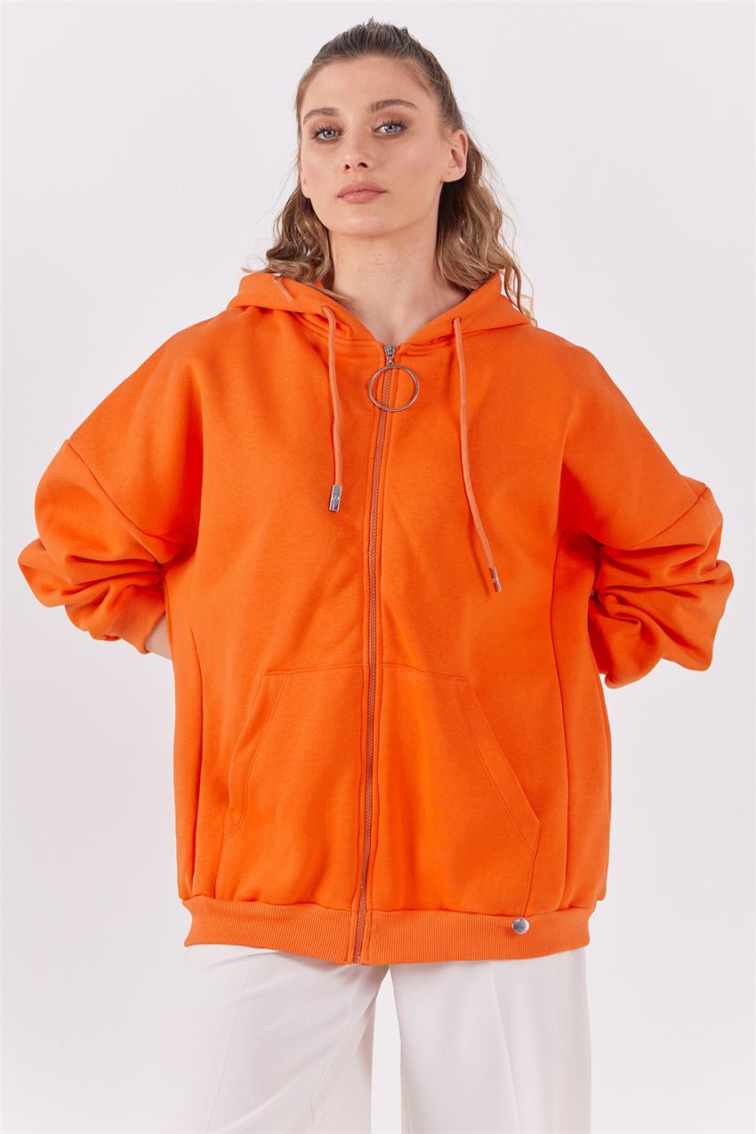 Sweatshirt-orange 60286-157