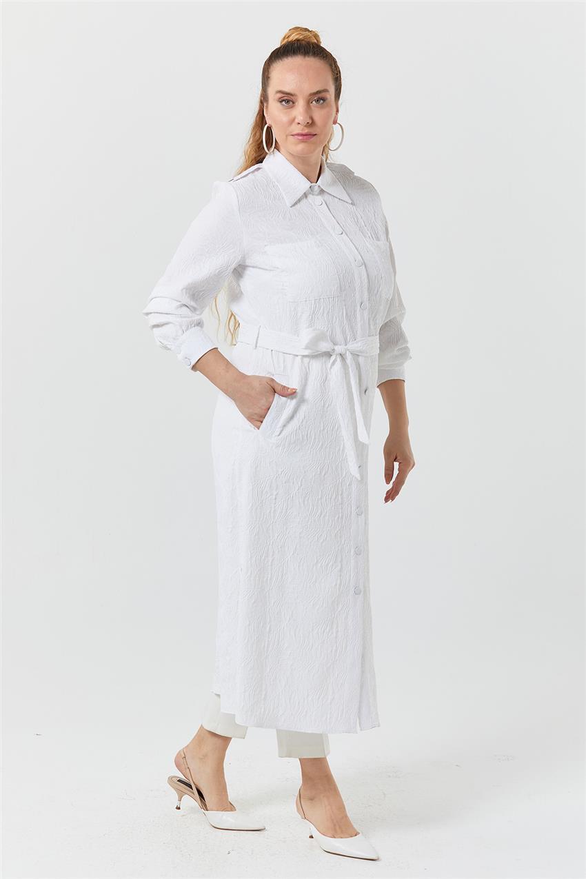 VV-B22-93001-02 فستان-بصرية الأبيض