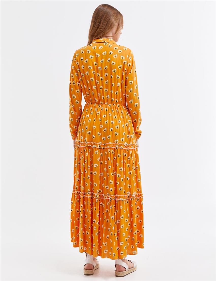 Dress-Mustard KY-B23-83008-50