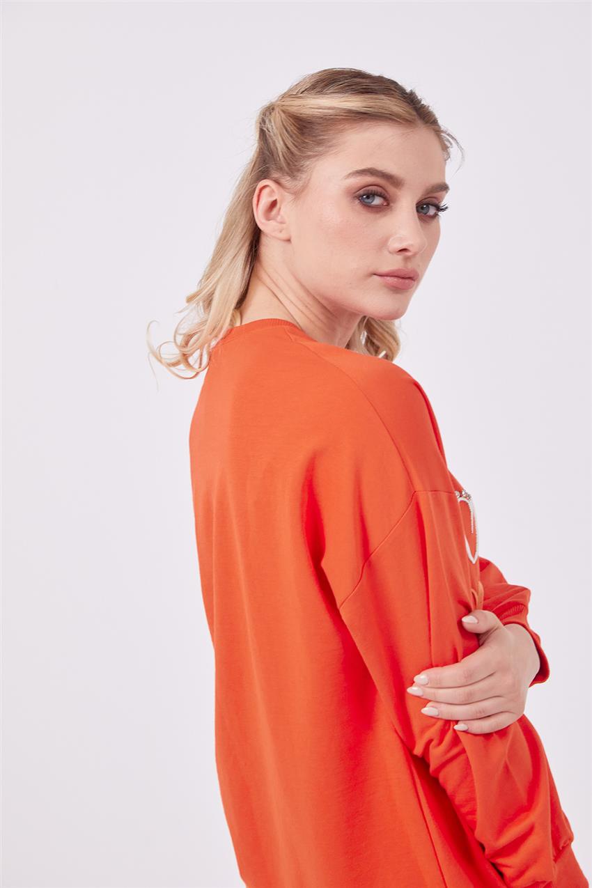 Sweatshirt-Orange E-5005-37