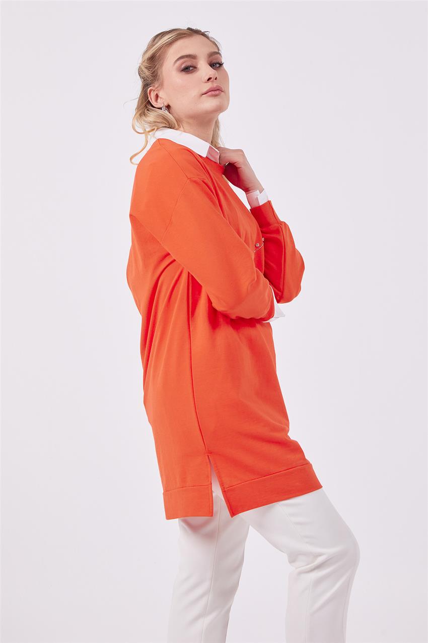Sweatshirt-Orange E-3125-37