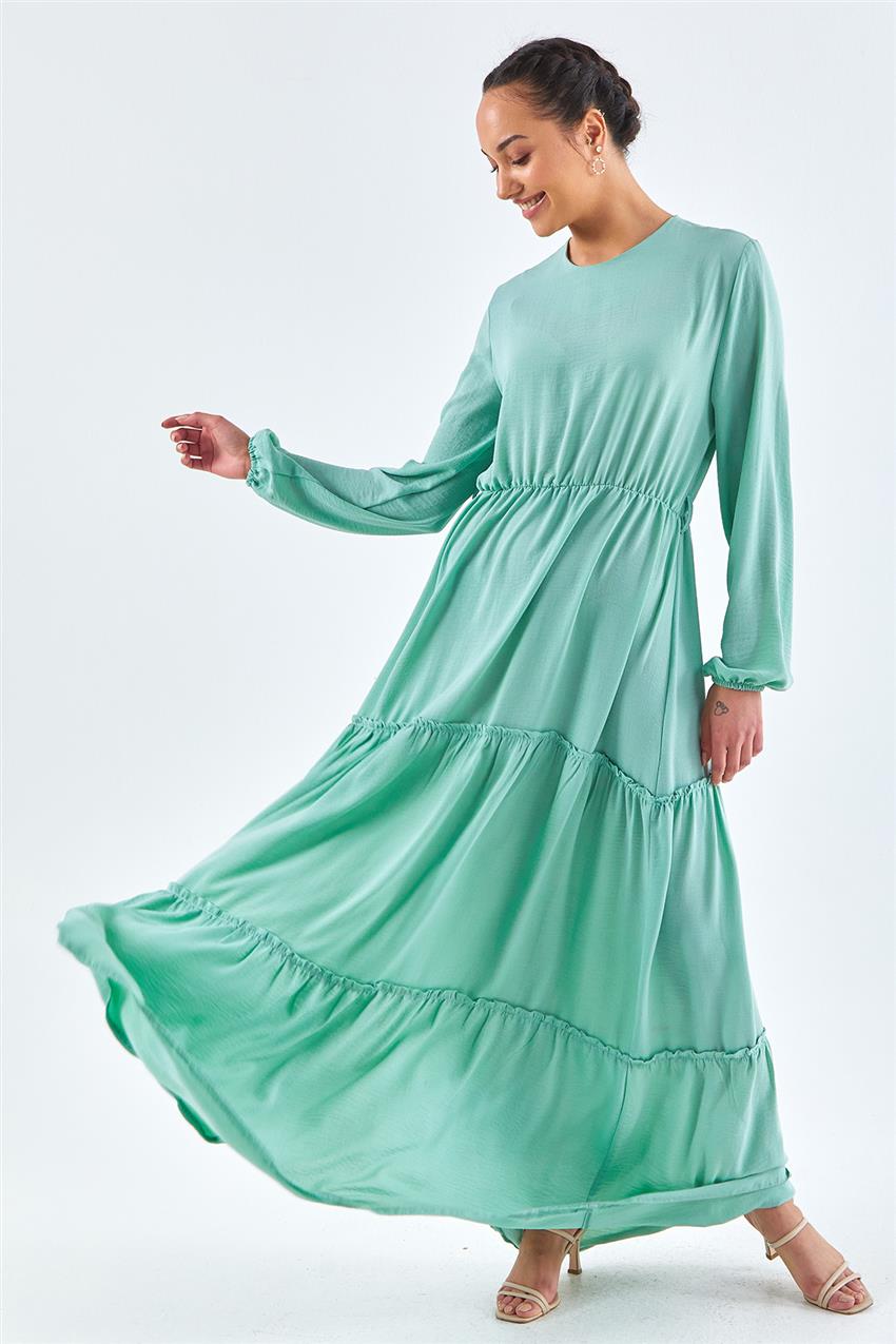 145-21 فستان-أخضر