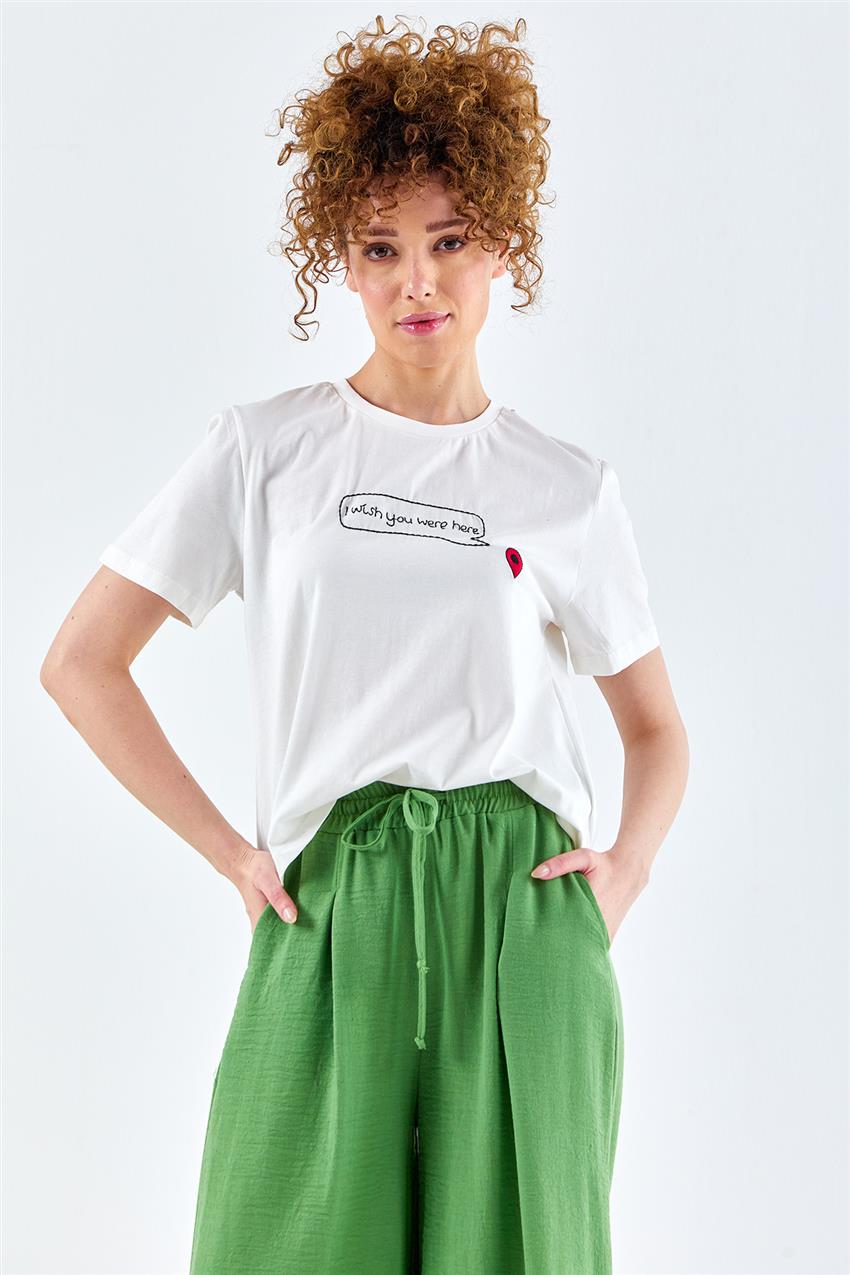 T-shirt-Ecru 31148-52