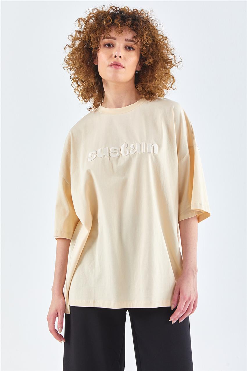 T-shirt-Cream 31265-12